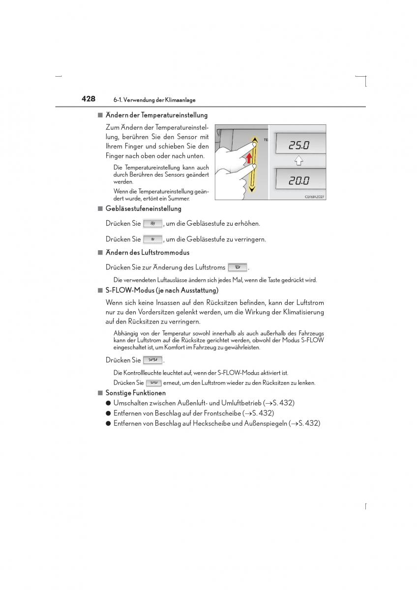 Lexus IS300h III 3 Handbuch / page 428