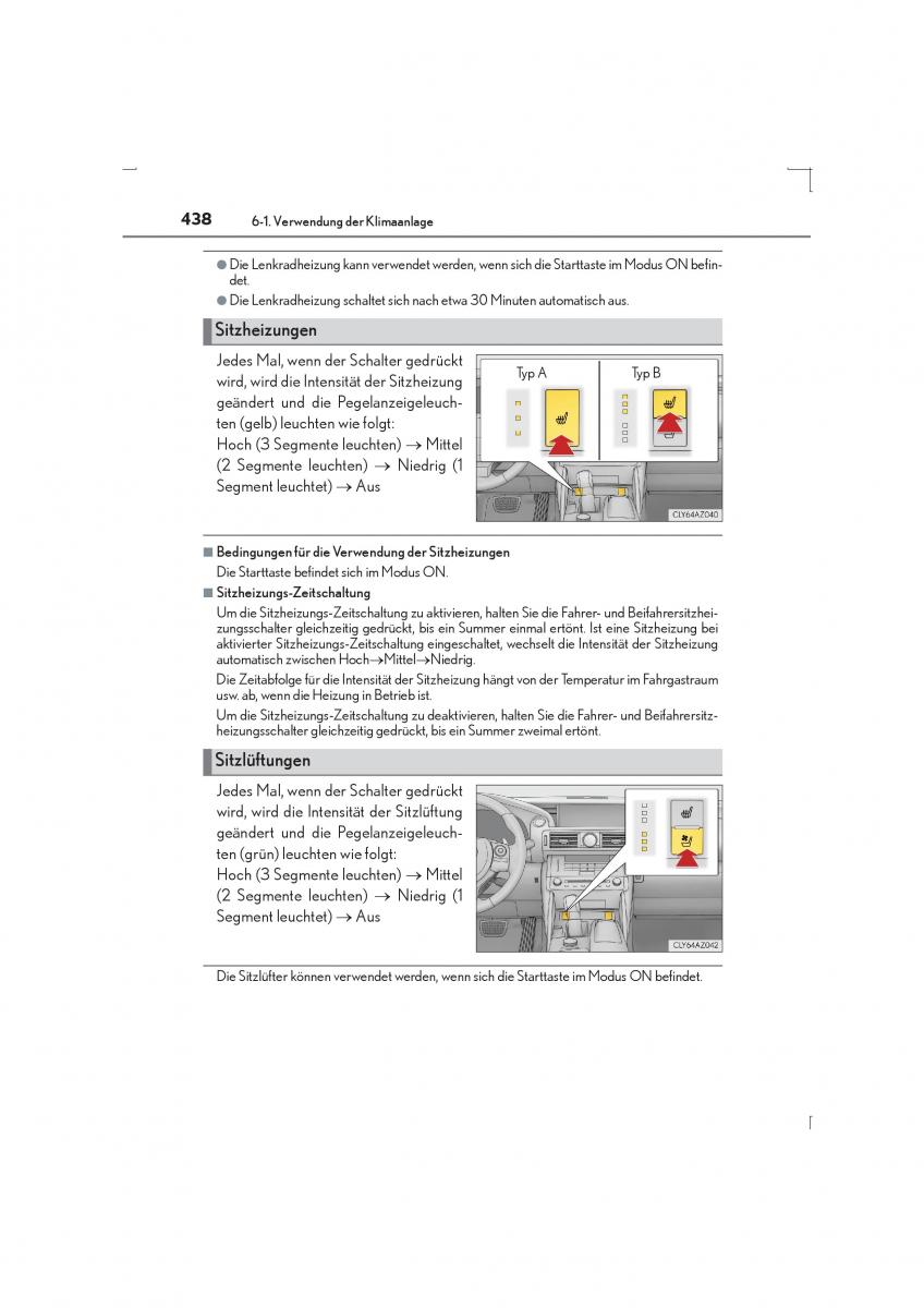 Lexus IS300h III 3 Handbuch / page 438