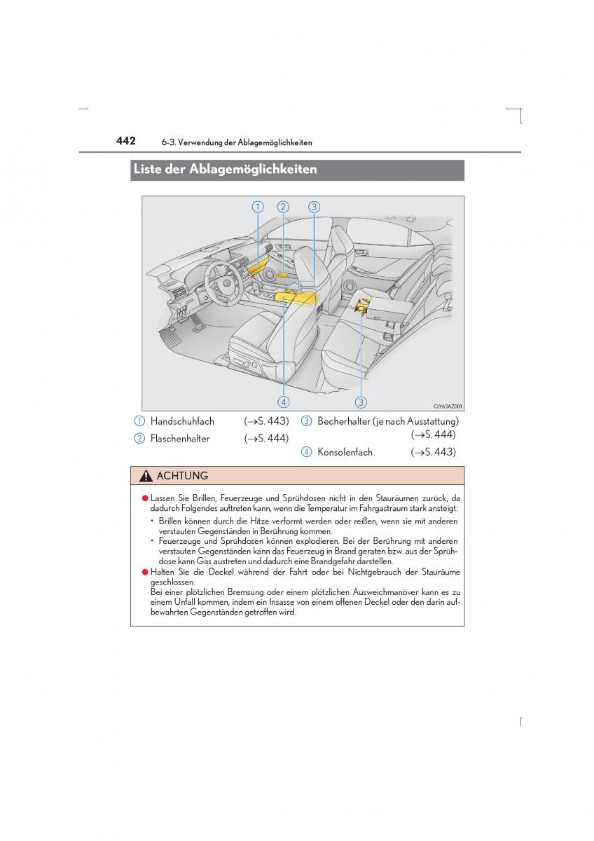 Lexus IS300h III 3 Handbuch / page 442