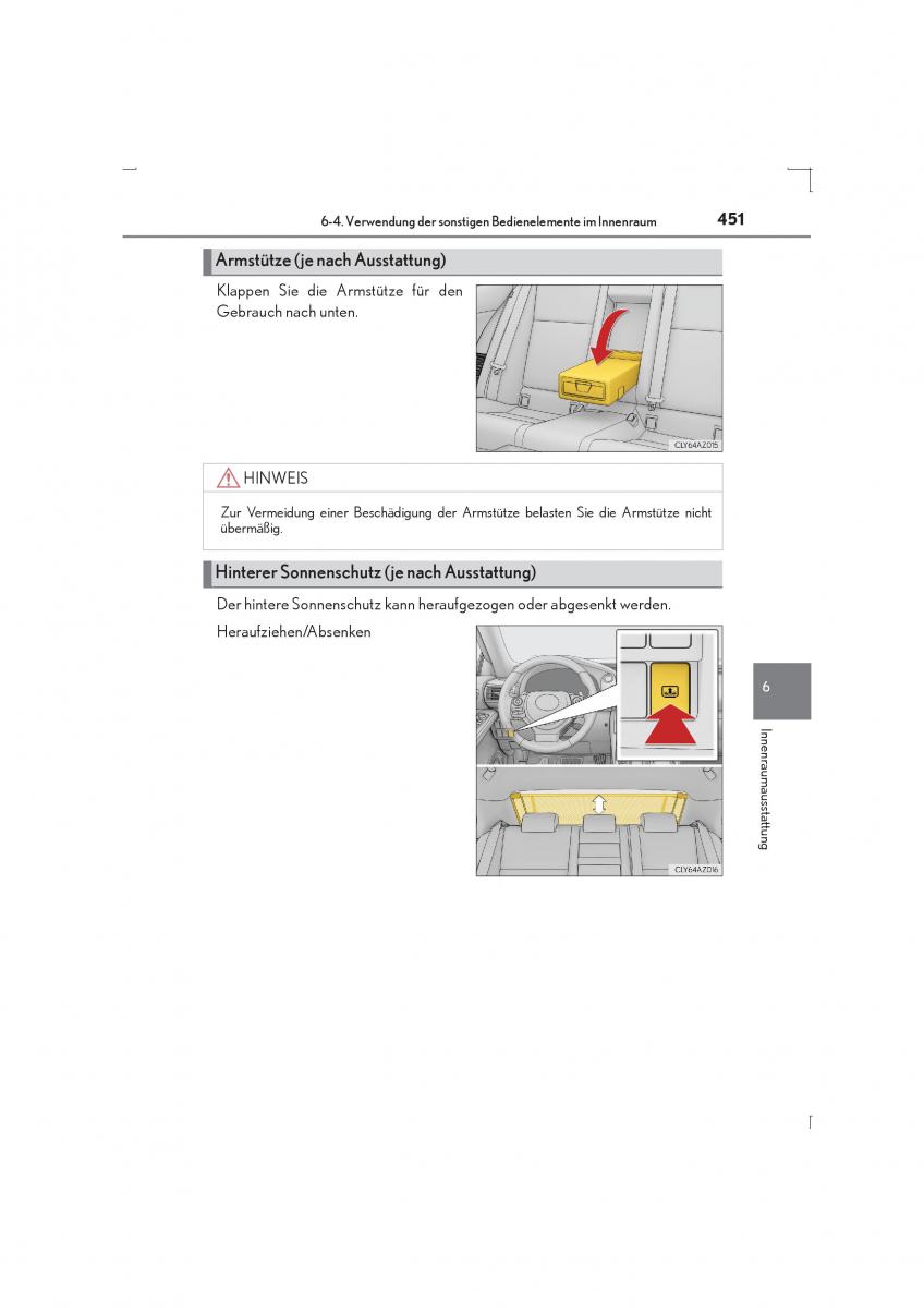 Lexus IS300h III 3 Handbuch / page 451