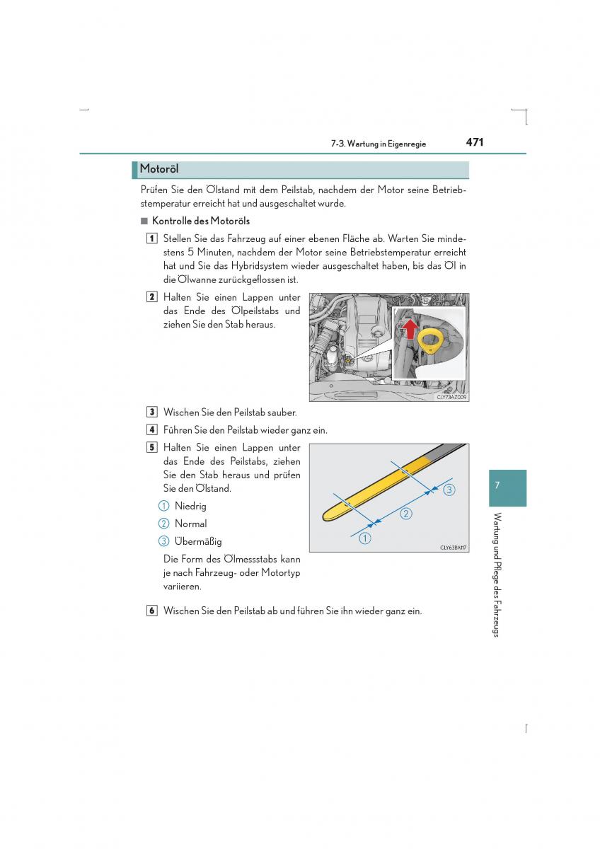 Lexus IS300h III 3 Handbuch / page 471