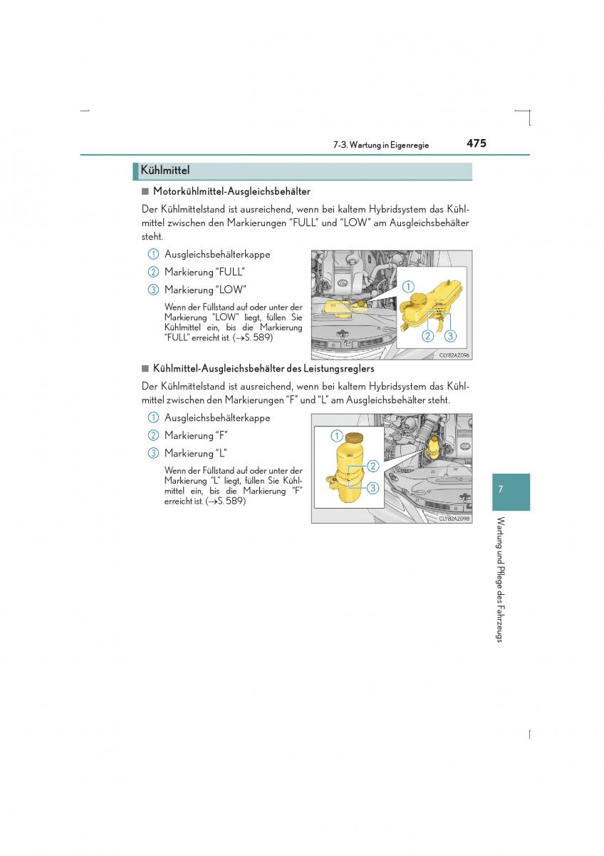 Lexus IS300h III 3 Handbuch / page 475