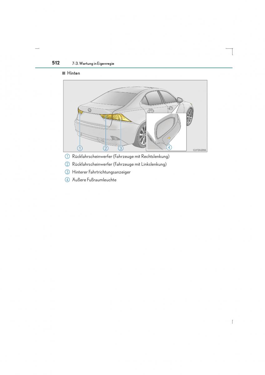 Lexus IS300h III 3 Handbuch / page 512