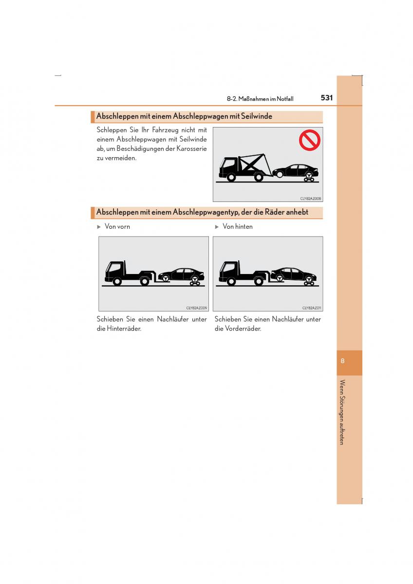 Lexus IS300h III 3 Handbuch / page 531