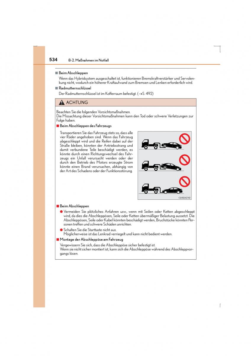 Lexus IS300h III 3 Handbuch / page 534