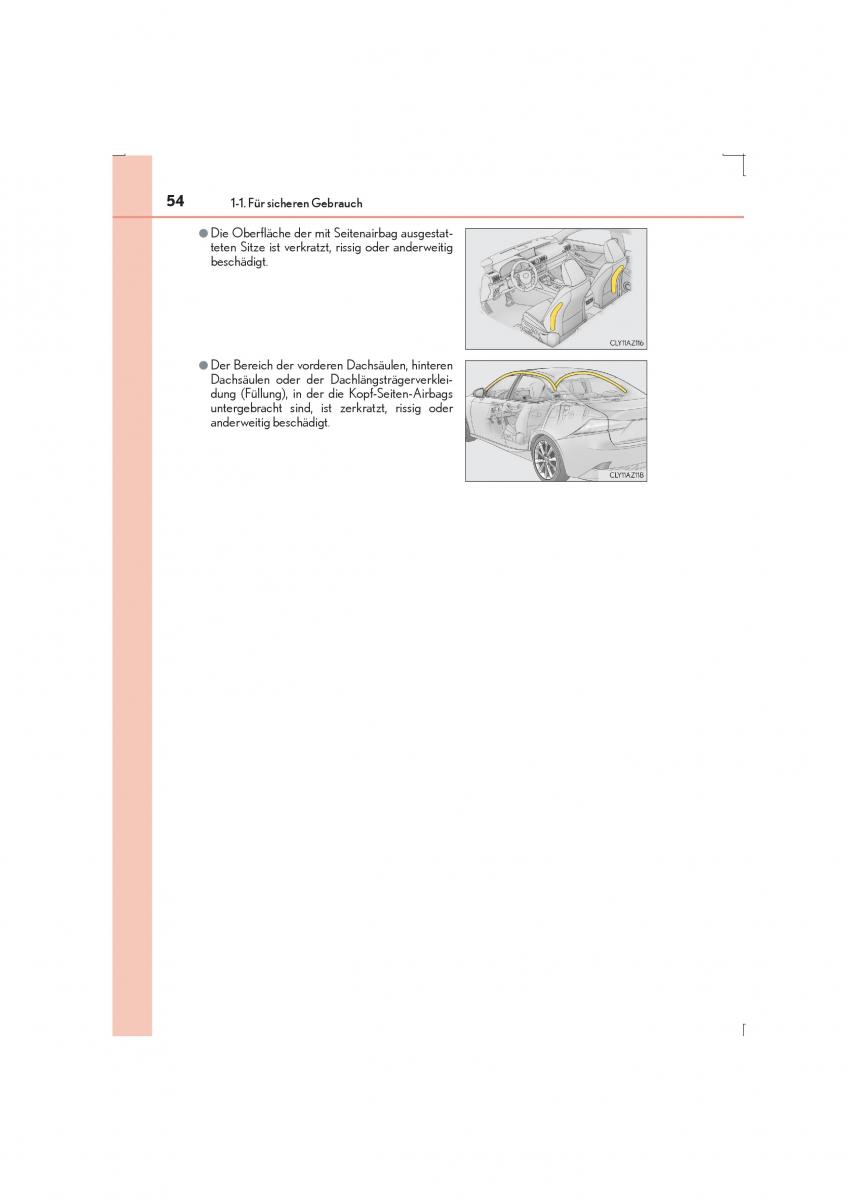 Lexus IS300h III 3 Handbuch / page 54