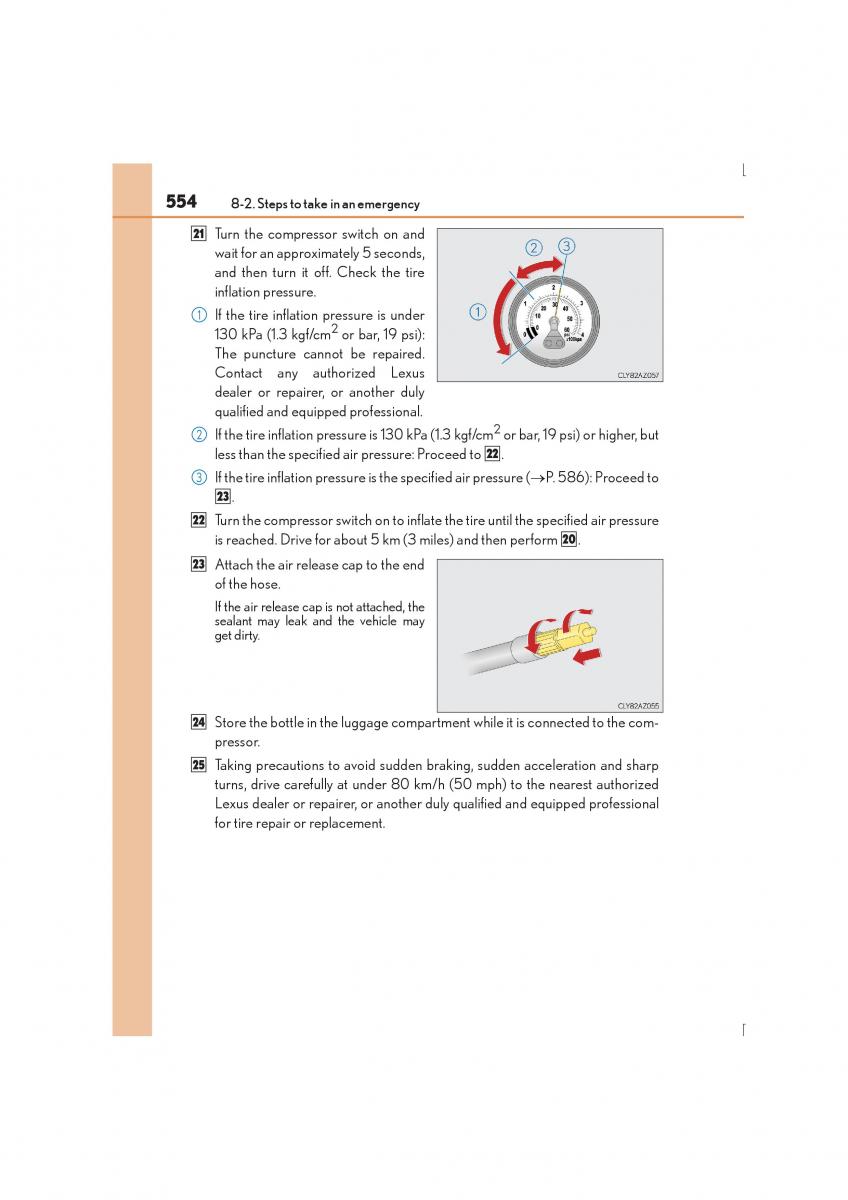 Lexus IS300h III 3 owners manual / page 554