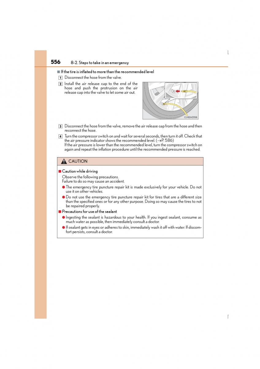 Lexus IS300h III 3 owners manual / page 556