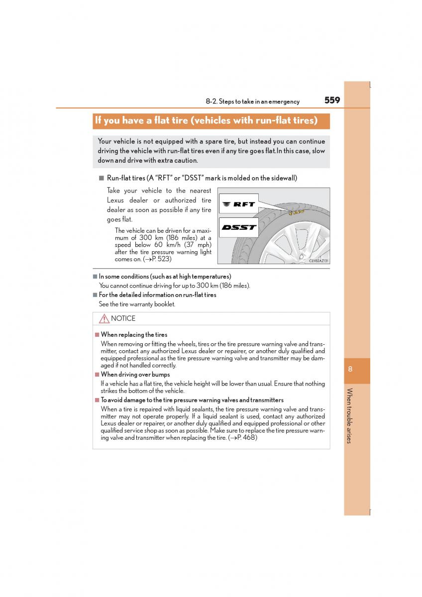 Lexus IS300h III 3 owners manual / page 559