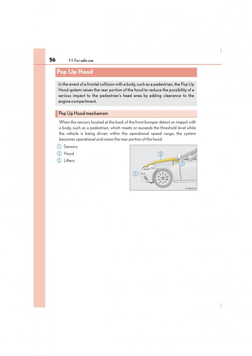 Lexus IS300h III 3 owners manual / page 56