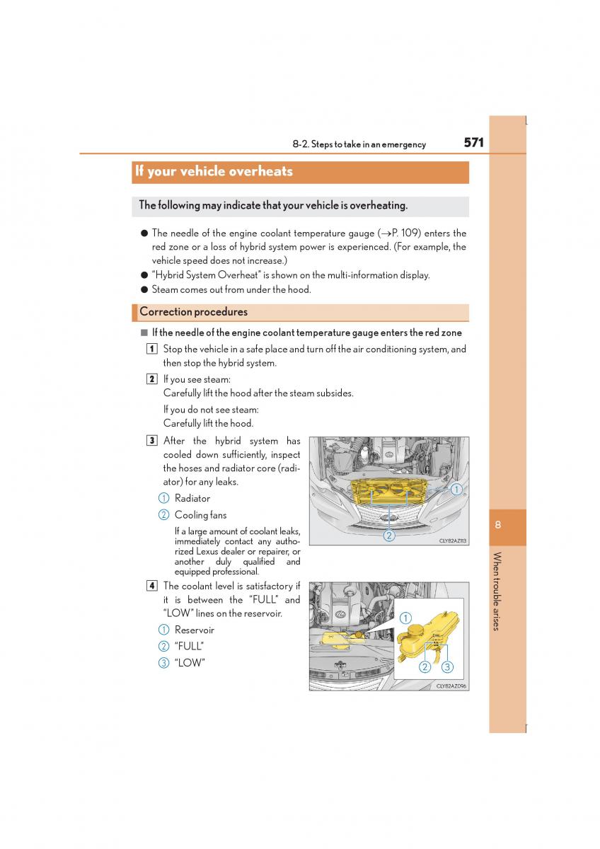 Lexus IS300h III 3 owners manual / page 571