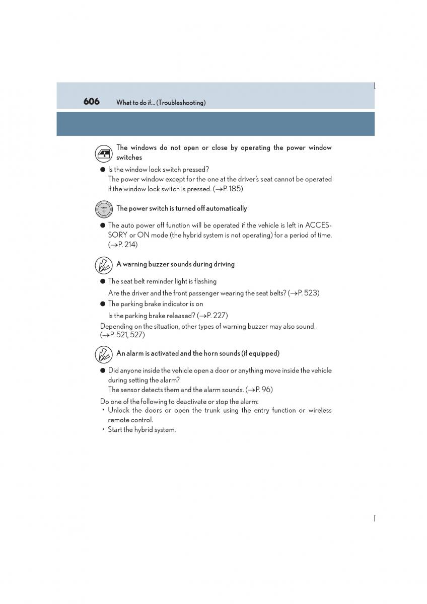 Lexus IS300h III 3 owners manual / page 606