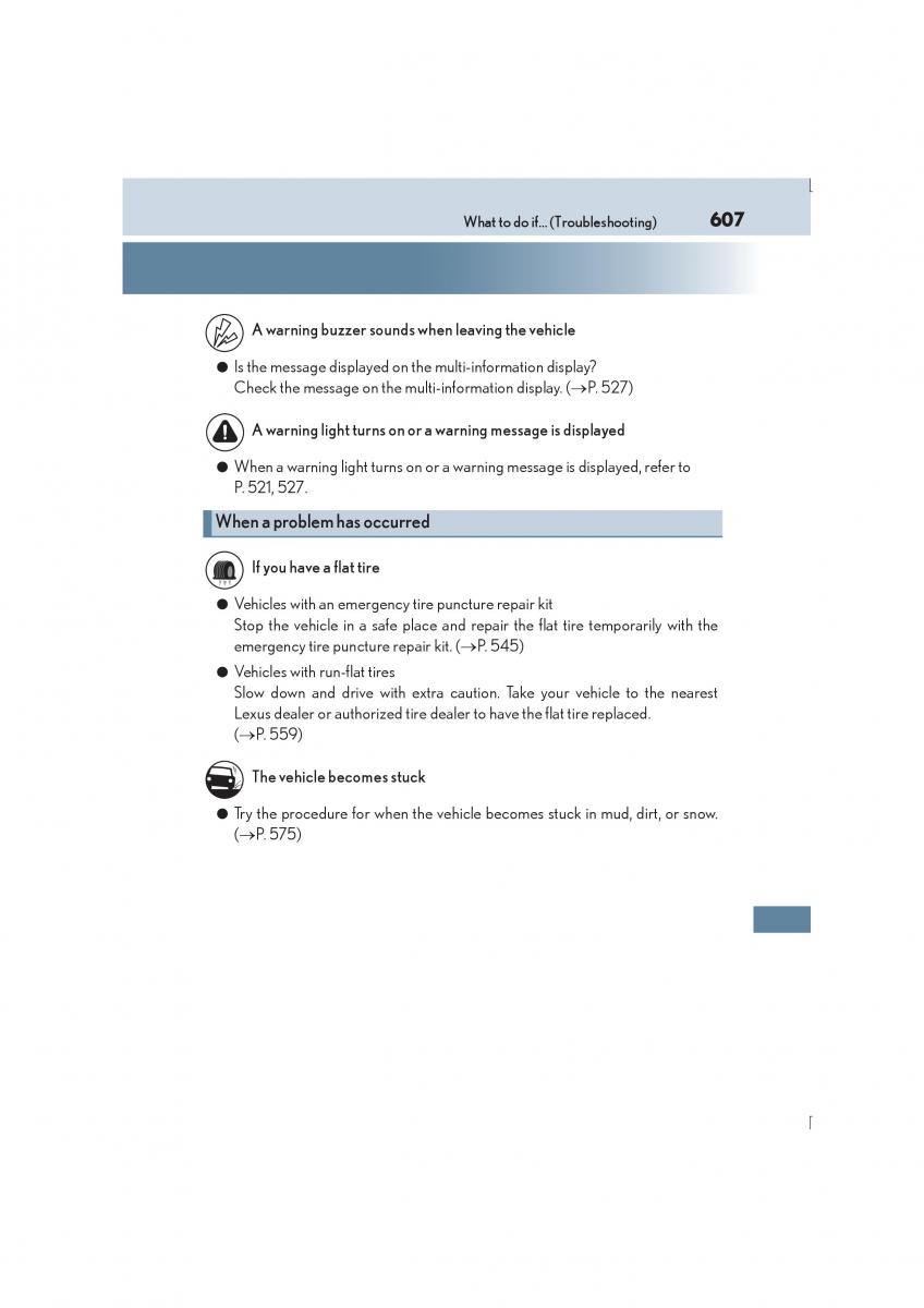 Lexus IS300h III 3 owners manual / page 607