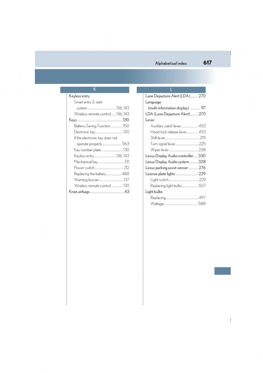 Lexus IS300h III 3 owners manual / page 617