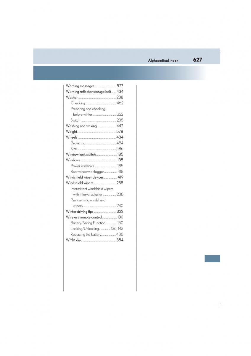 Lexus IS300h III 3 owners manual / page 627