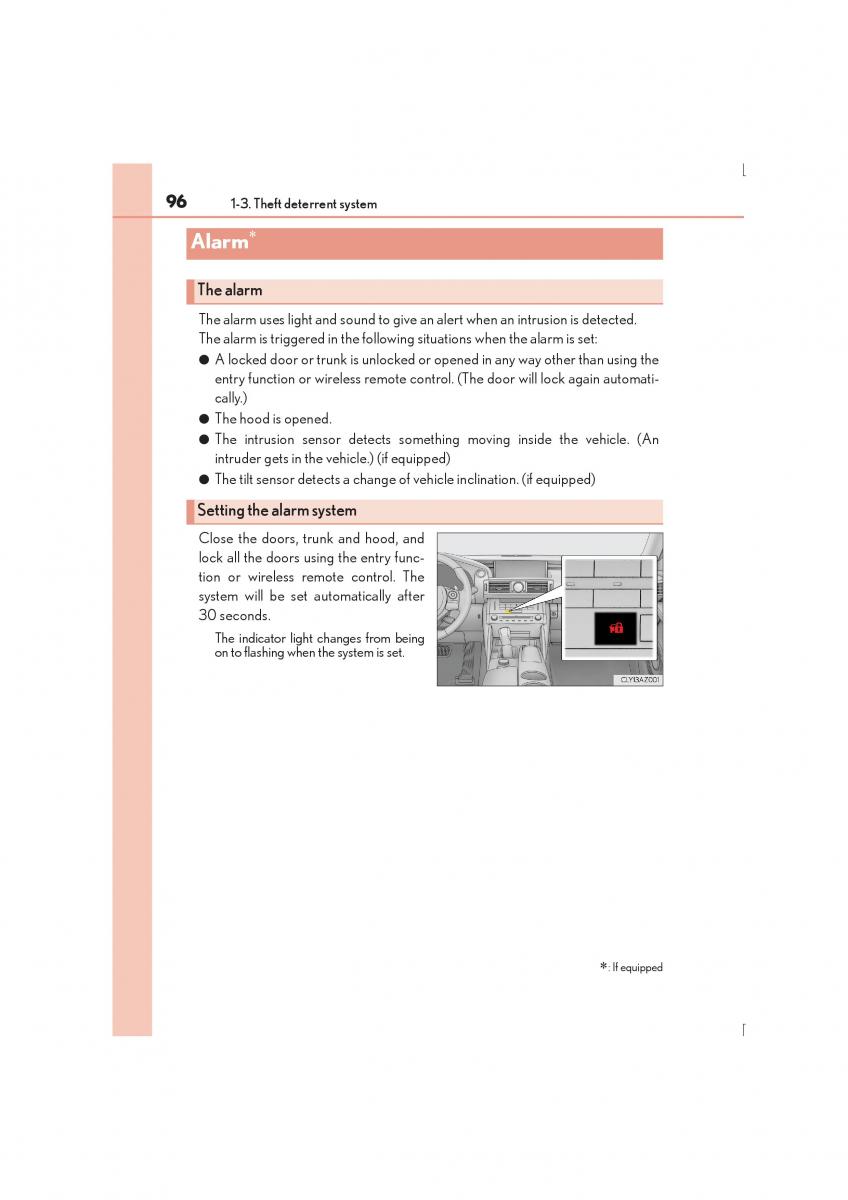 Lexus IS300h III 3 owners manual / page 96