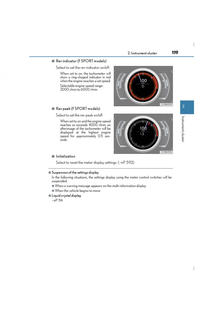 Lexus IS300h III 3 owners manual / page 119