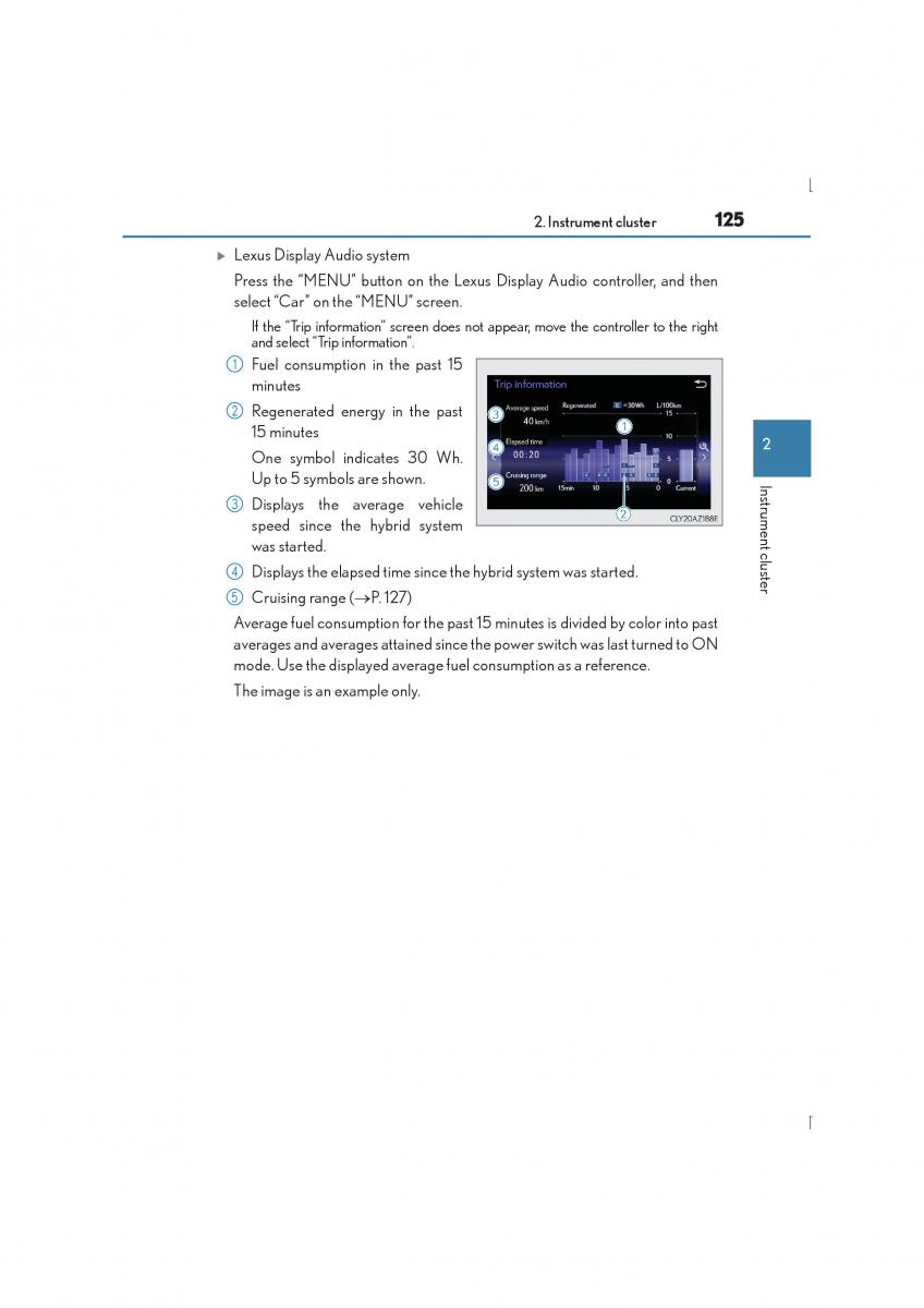 Lexus IS300h III 3 owners manual / page 125