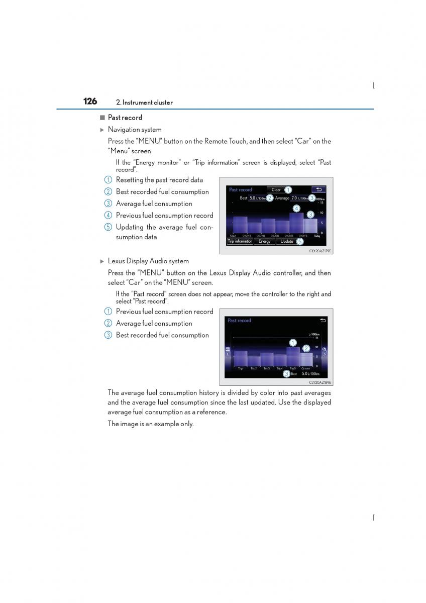 Lexus IS300h III 3 owners manual / page 126