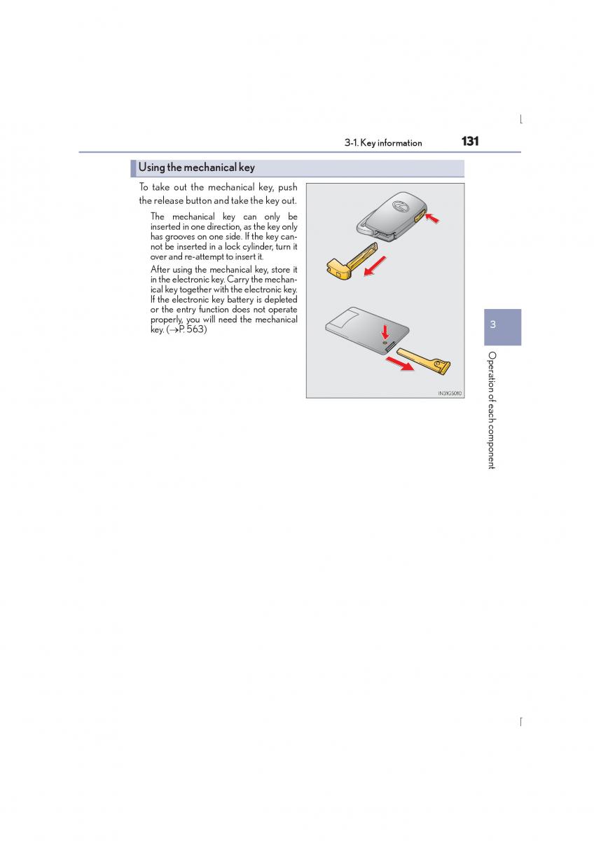 Lexus IS300h III 3 owners manual / page 131