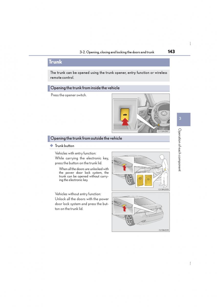 Lexus IS300h III 3 owners manual / page 143