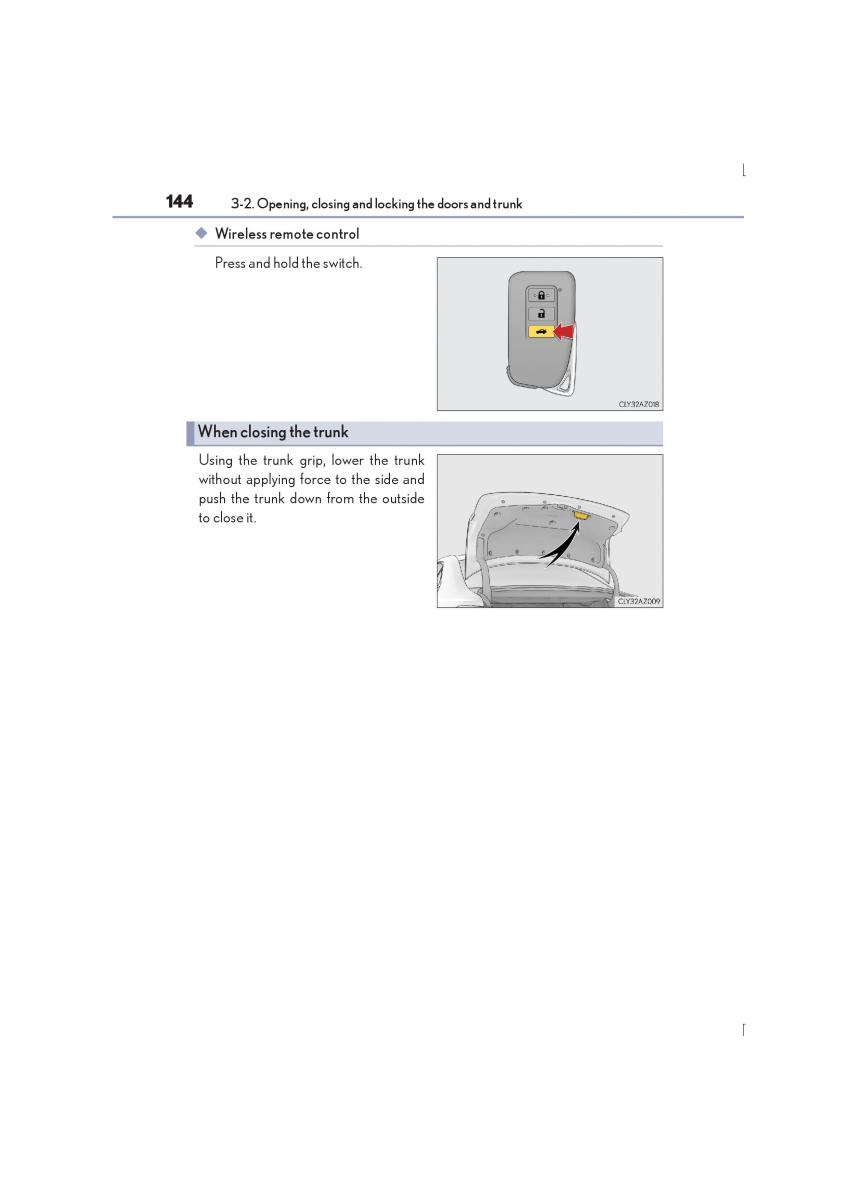 Lexus IS300h III 3 owners manual / page 144