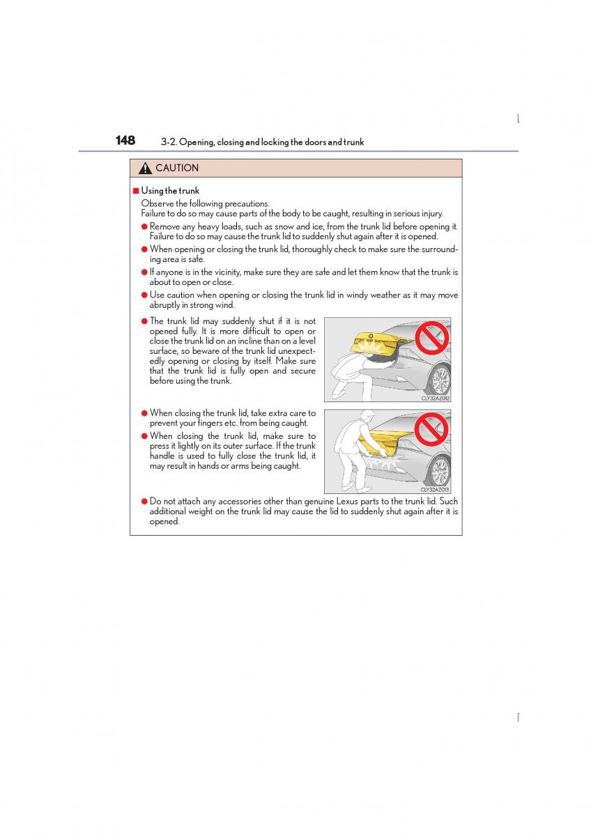 Lexus IS300h III 3 owners manual / page 148