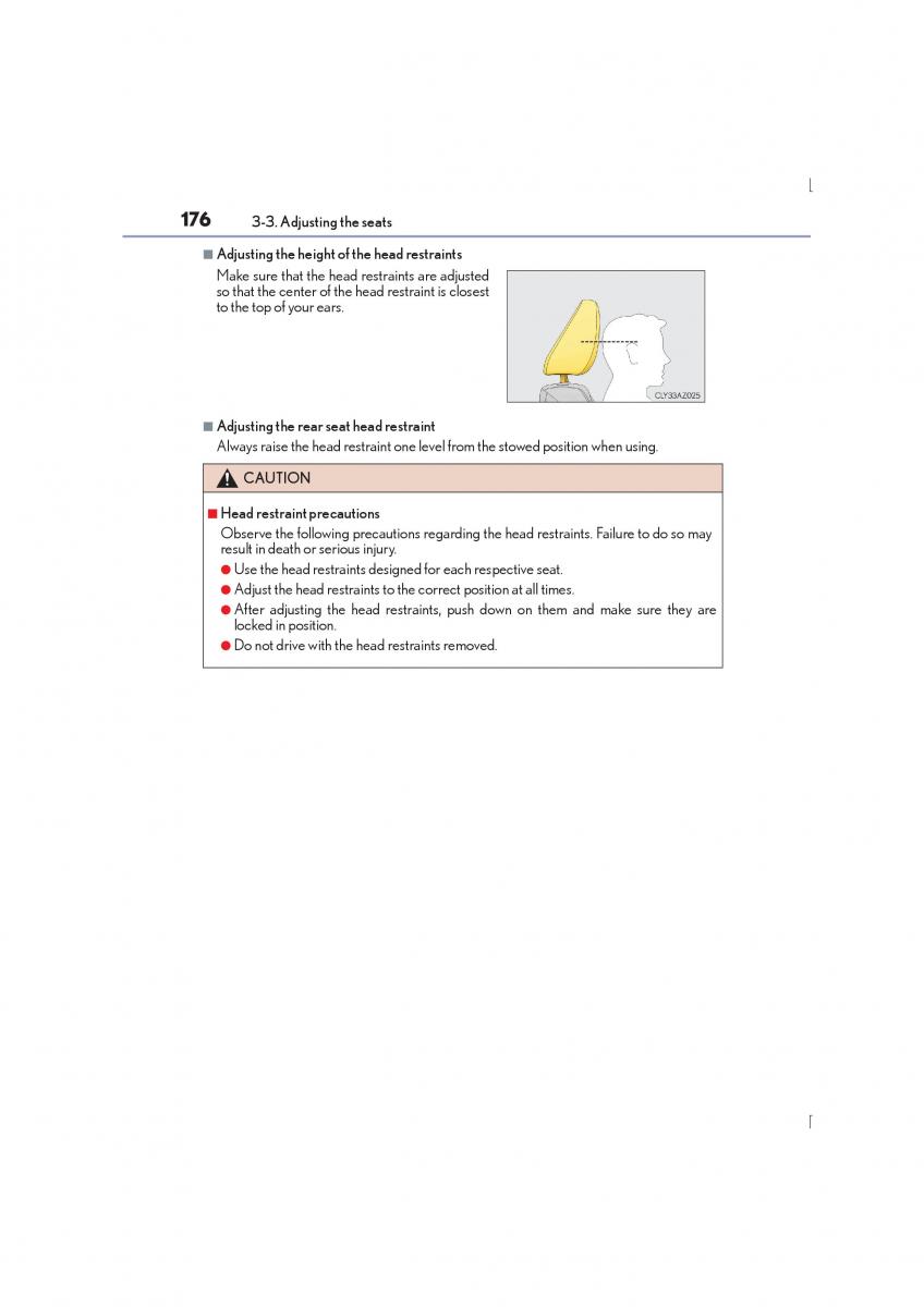 Lexus IS300h III 3 owners manual / page 176