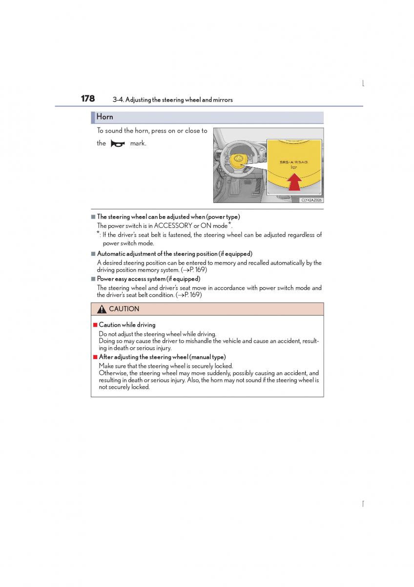 Lexus IS300h III 3 owners manual / page 178