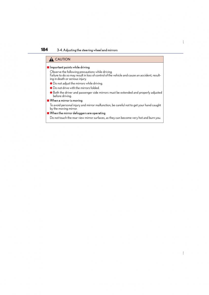 Lexus IS300h III 3 owners manual / page 184