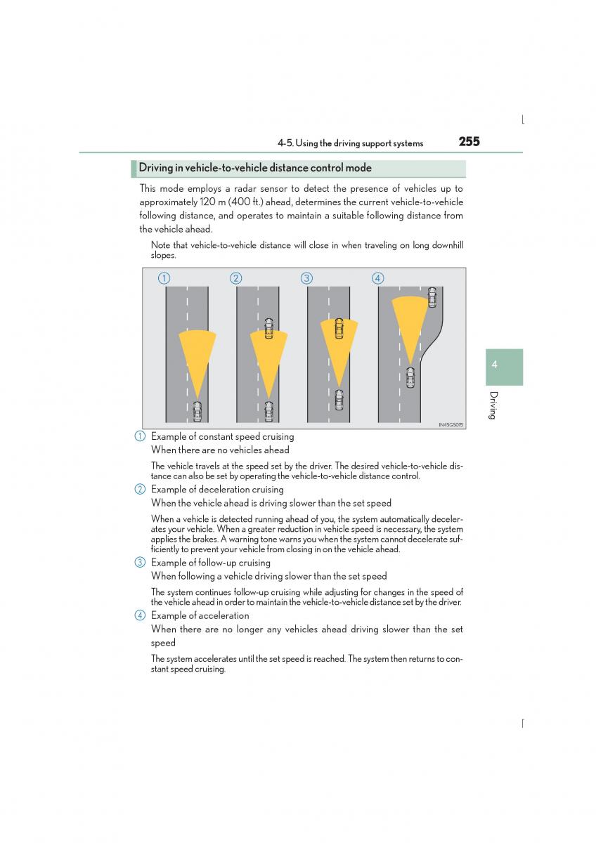 Lexus IS300h III 3 owners manual / page 255