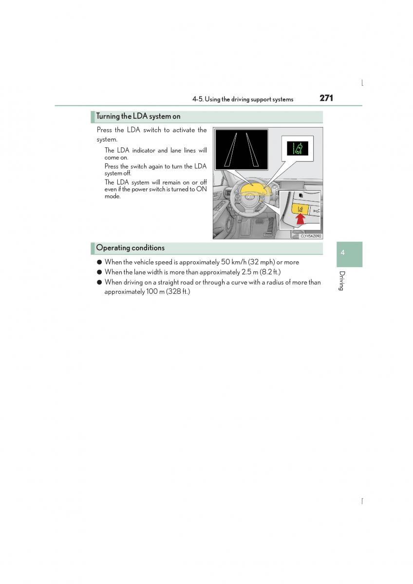 Lexus IS300h III 3 owners manual / page 271