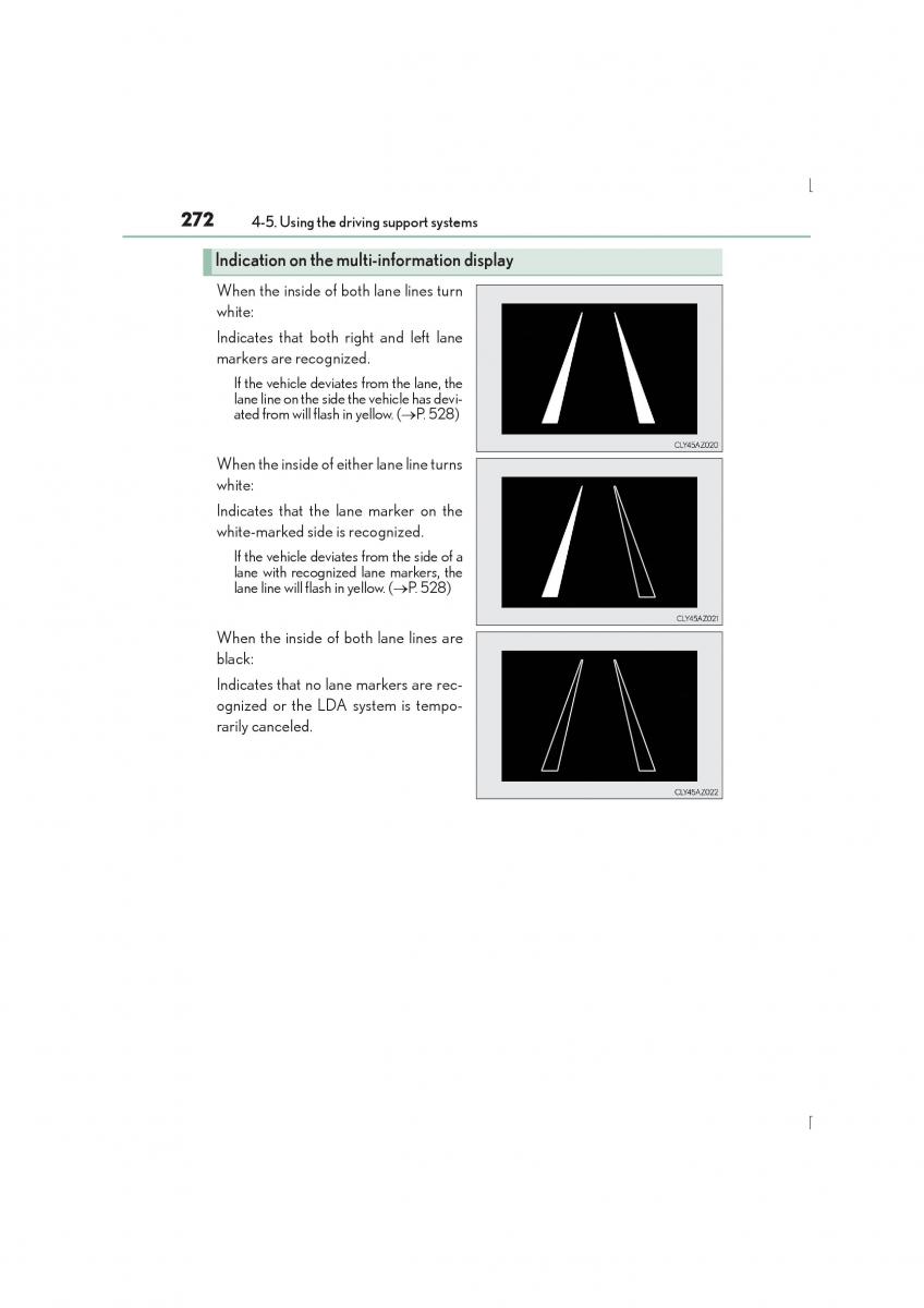 Lexus IS300h III 3 owners manual / page 272