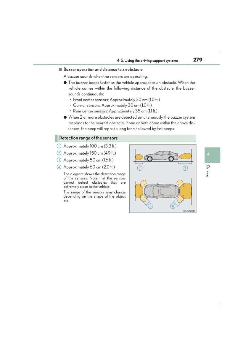 Lexus IS300h III 3 owners manual / page 279