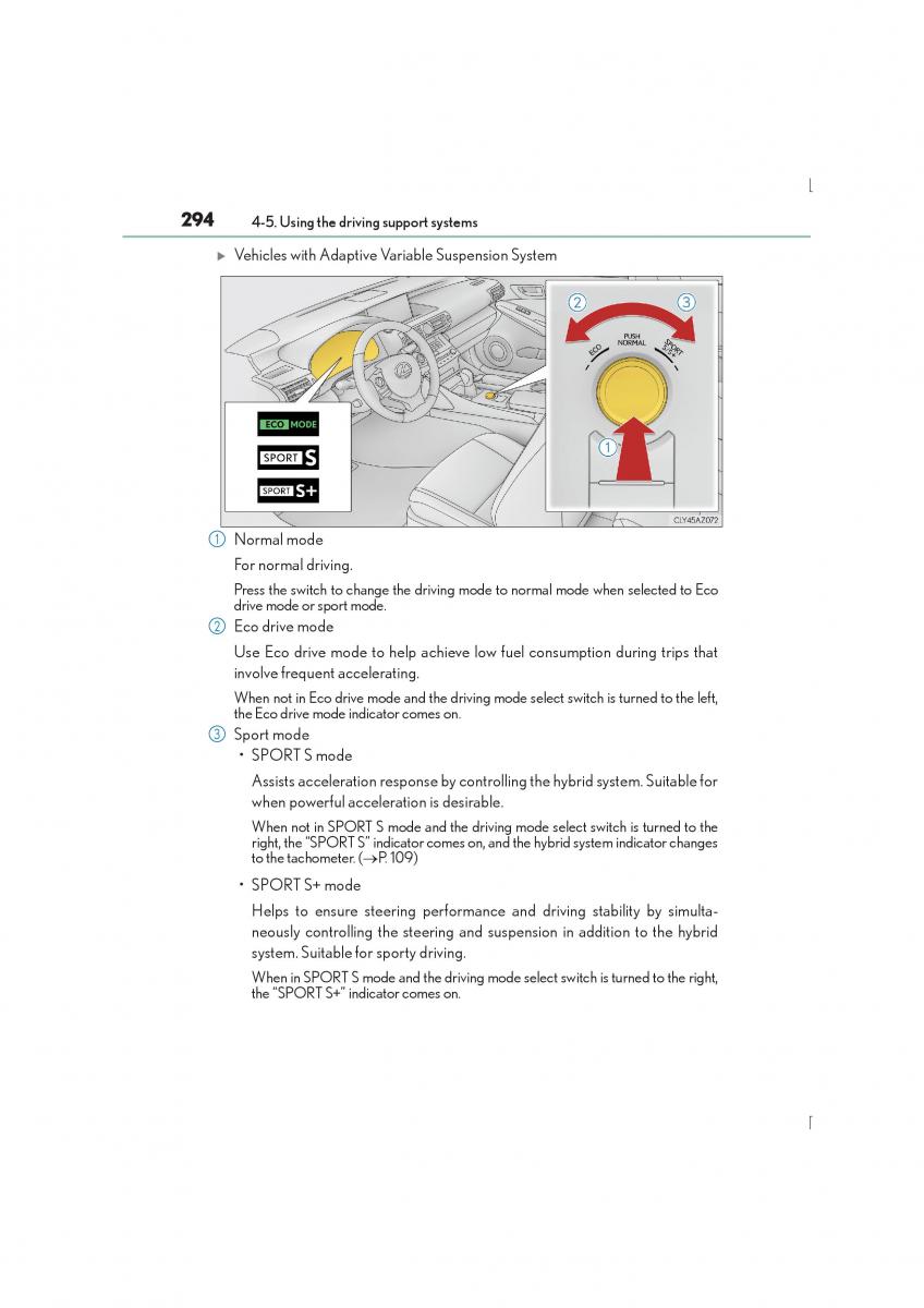 Lexus IS300h III 3 owners manual / page 294