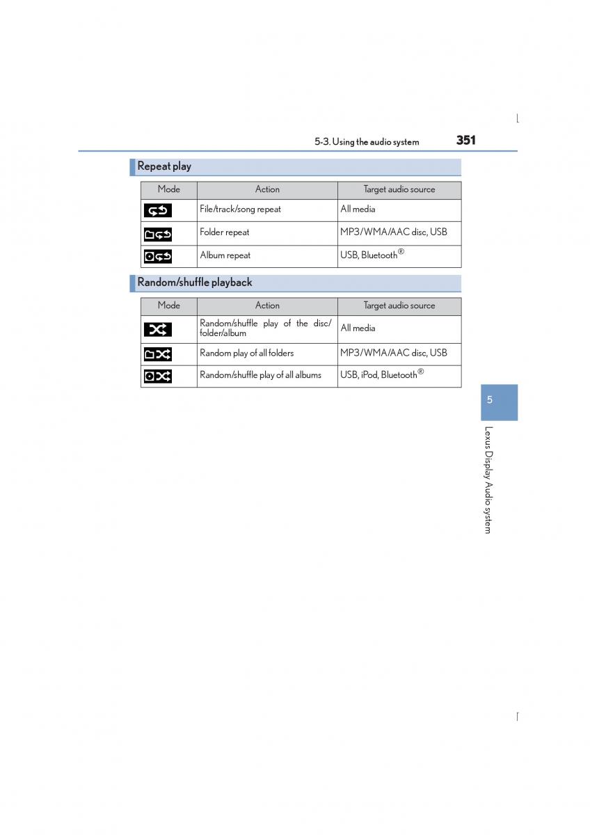 Lexus IS300h III 3 owners manual / page 351