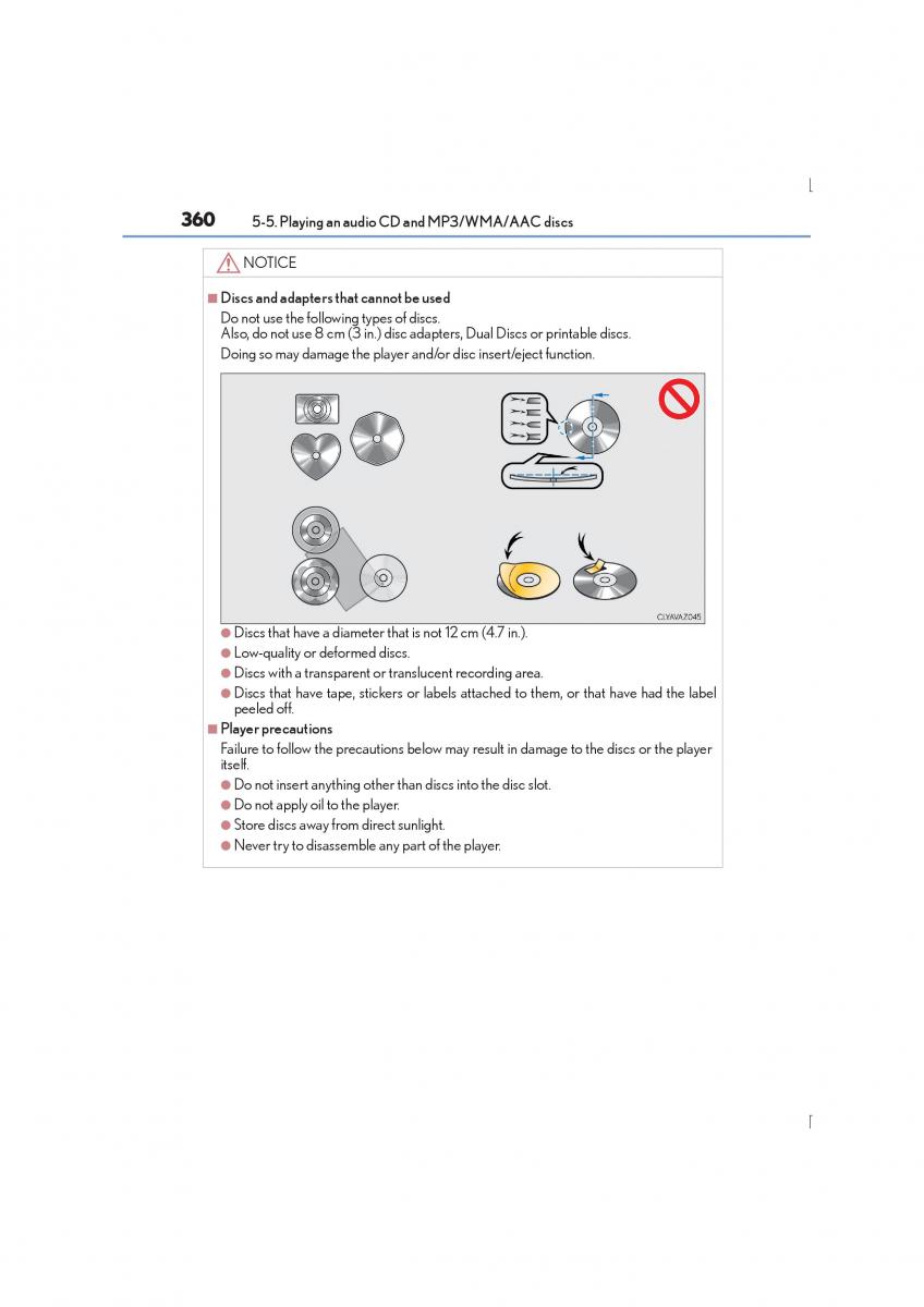 Lexus IS300h III 3 owners manual / page 360