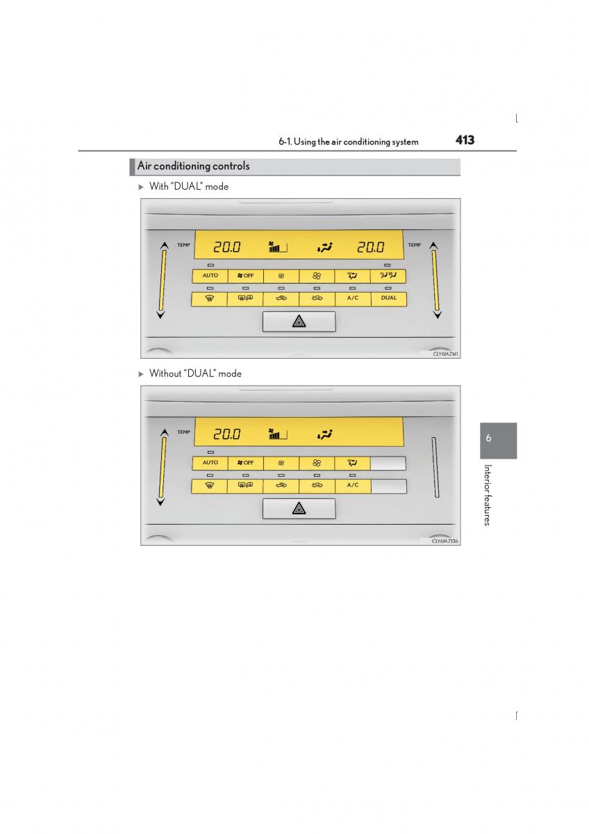 Lexus IS300h III 3 owners manual / page 413