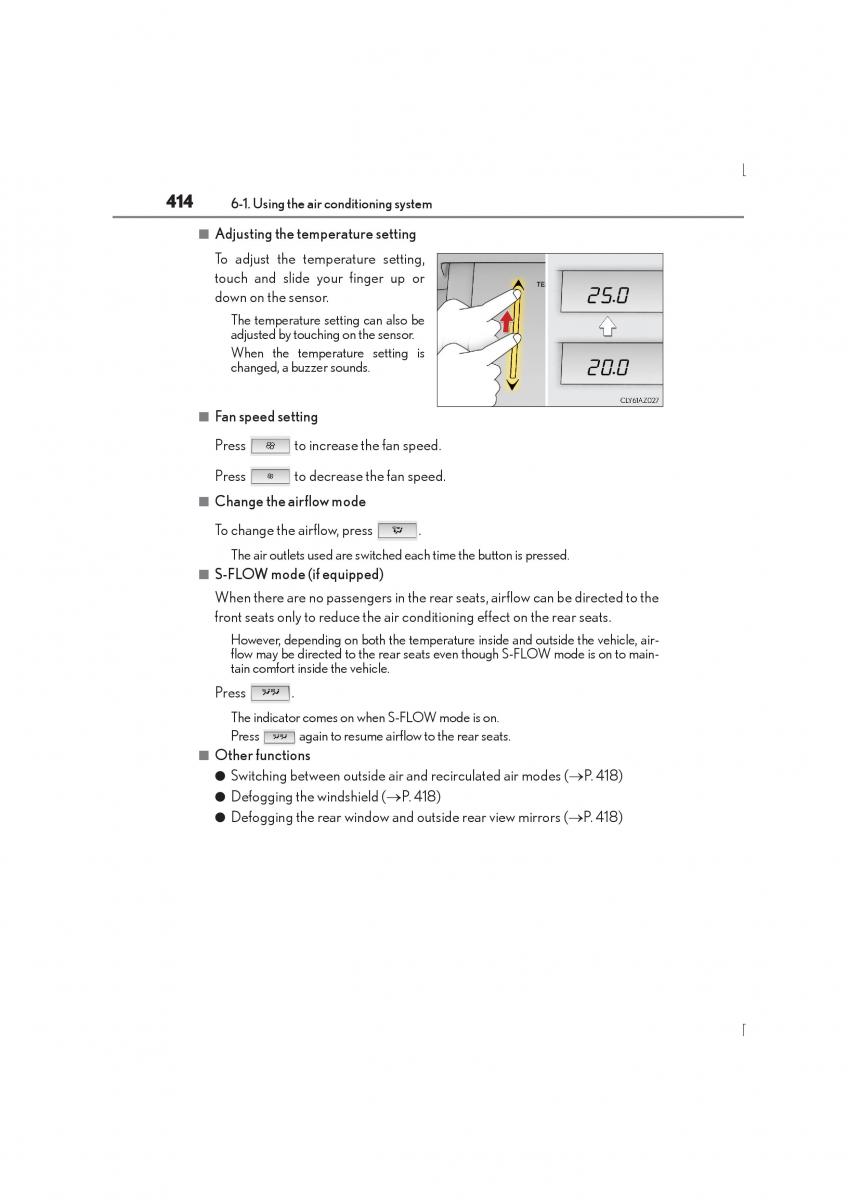 Lexus IS300h III 3 owners manual / page 414