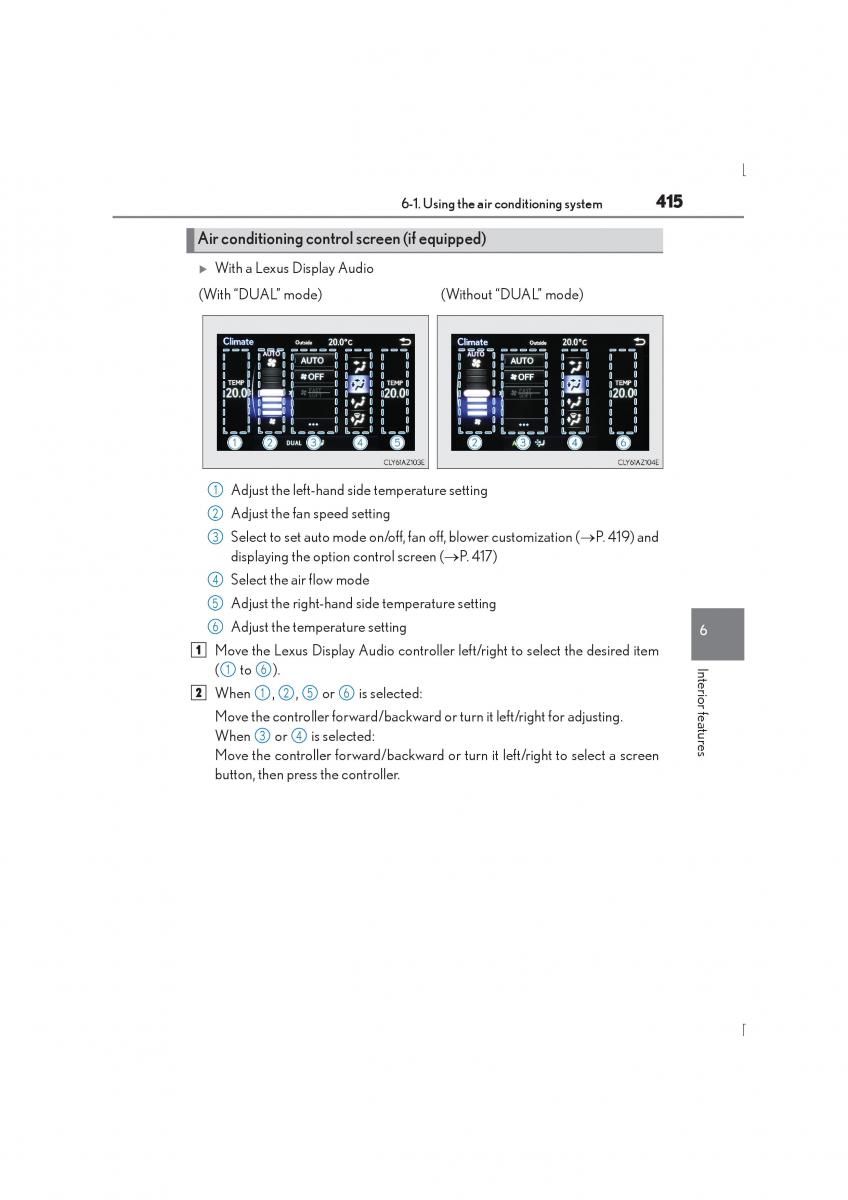 Lexus IS300h III 3 owners manual / page 415