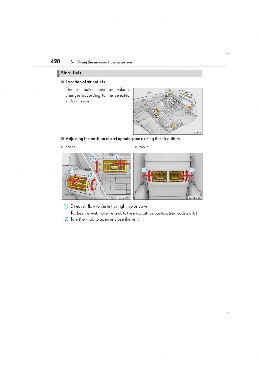 Lexus IS300h III 3 owners manual / page 420