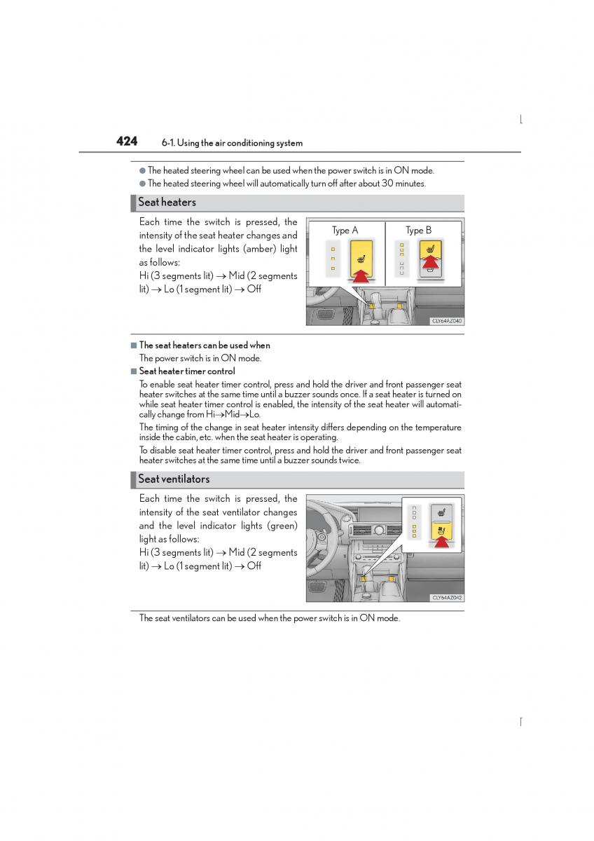 Lexus IS300h III 3 owners manual / page 424