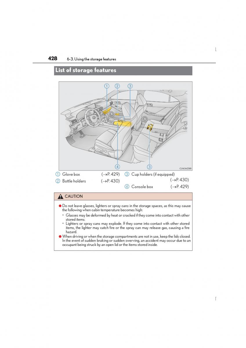 Lexus IS300h III 3 owners manual / page 428