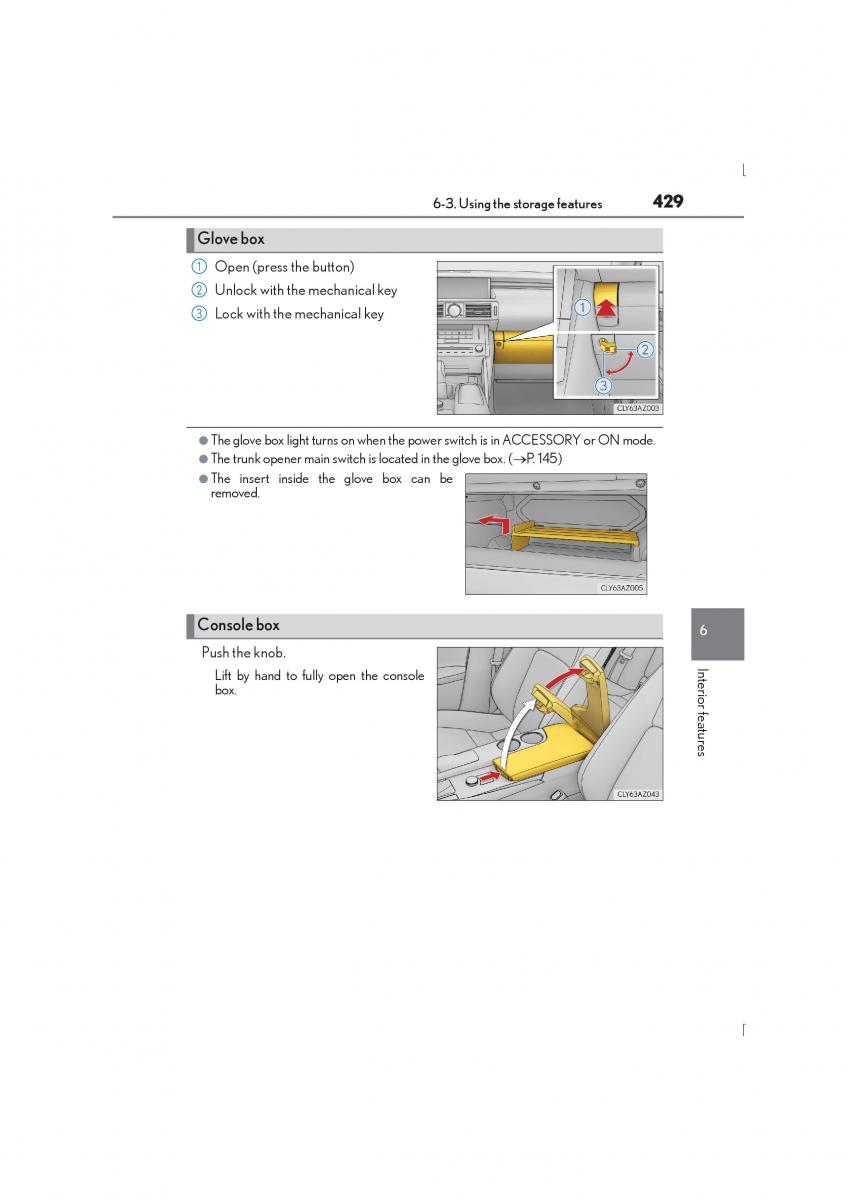 Lexus IS300h III 3 owners manual / page 429