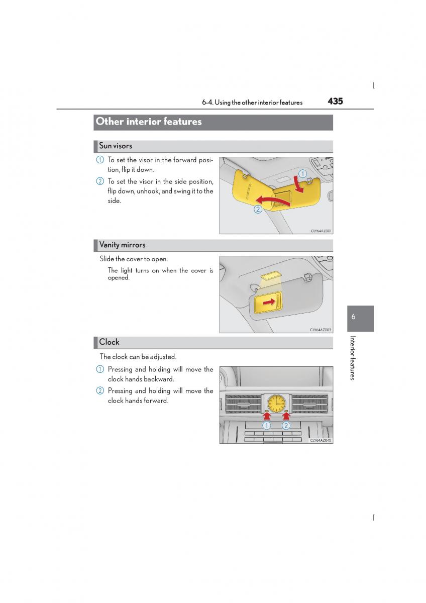 Lexus IS300h III 3 owners manual / page 435