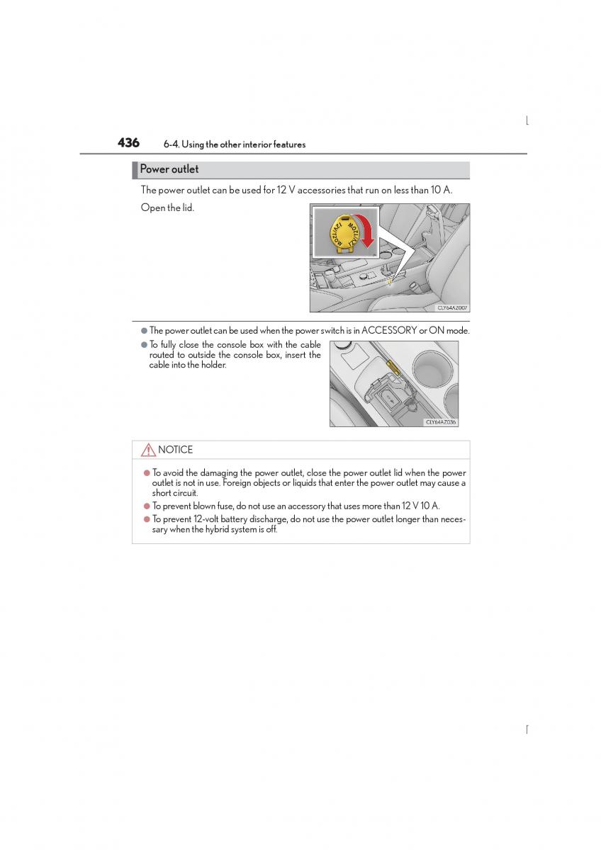 Lexus IS300h III 3 owners manual / page 436