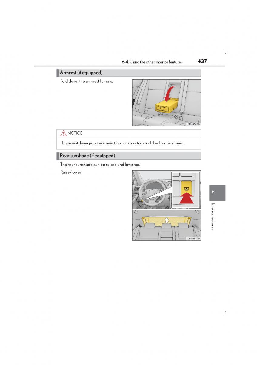 Lexus IS300h III 3 owners manual / page 437