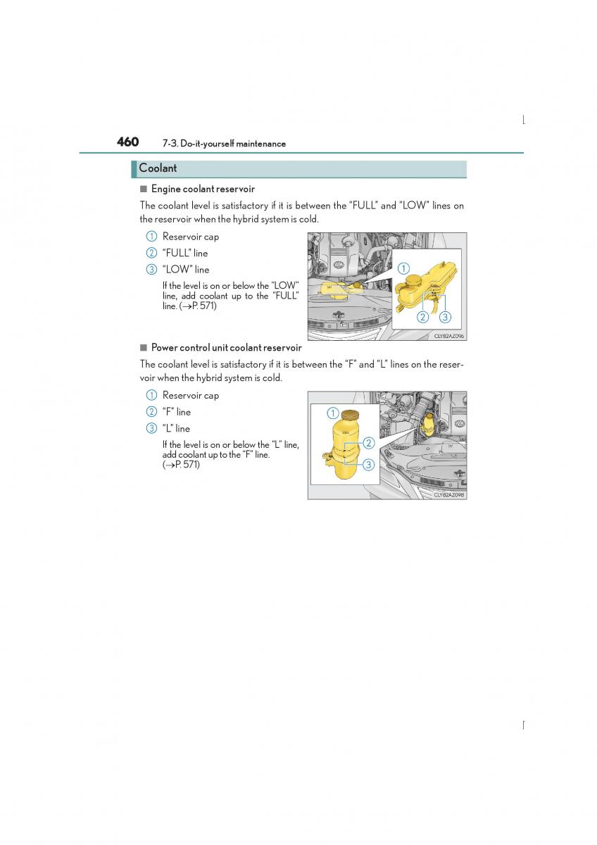 Lexus IS300h III 3 owners manual / page 460