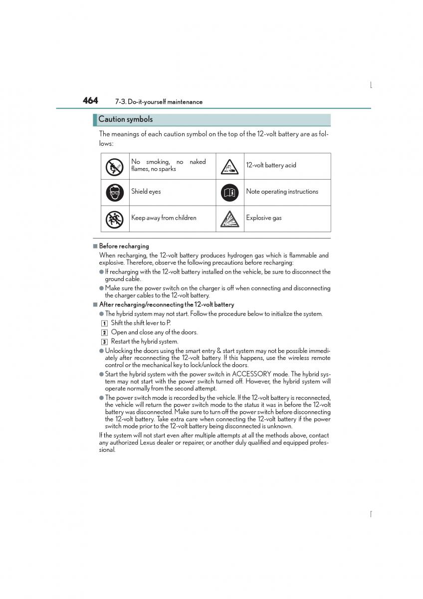 Lexus IS300h III 3 owners manual / page 464