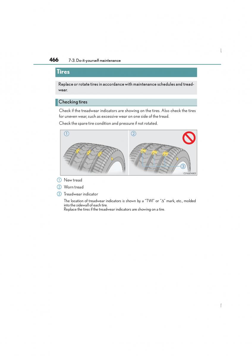 Lexus IS300h III 3 owners manual / page 466